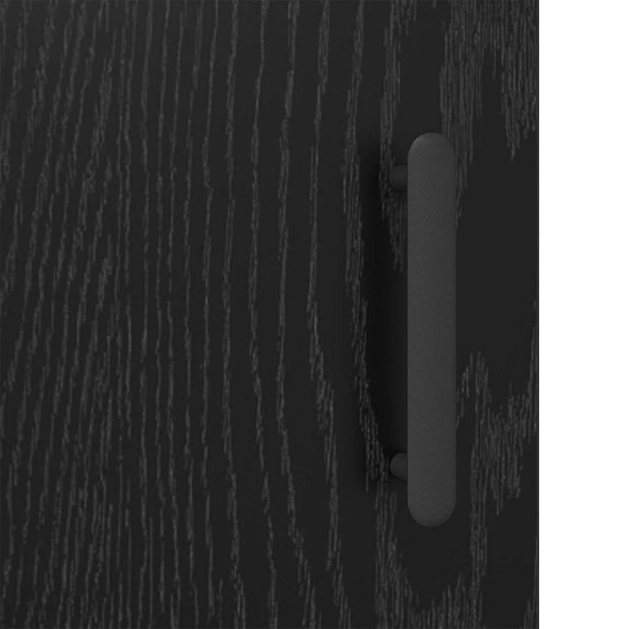 Dressoir Zwart Eiken 69,5 x 34 x 90 cm Bewerkt hout