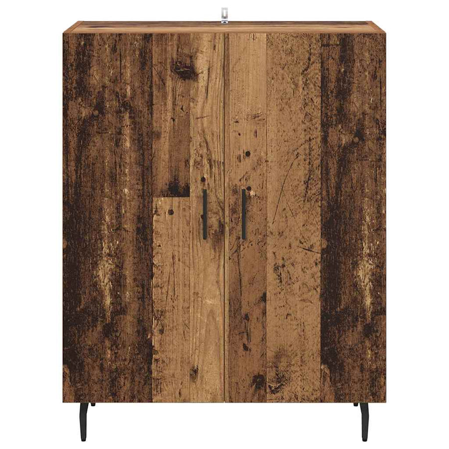 Dressoir Oudhout 69,5 x 34 x 90 cm Bewerkt hout