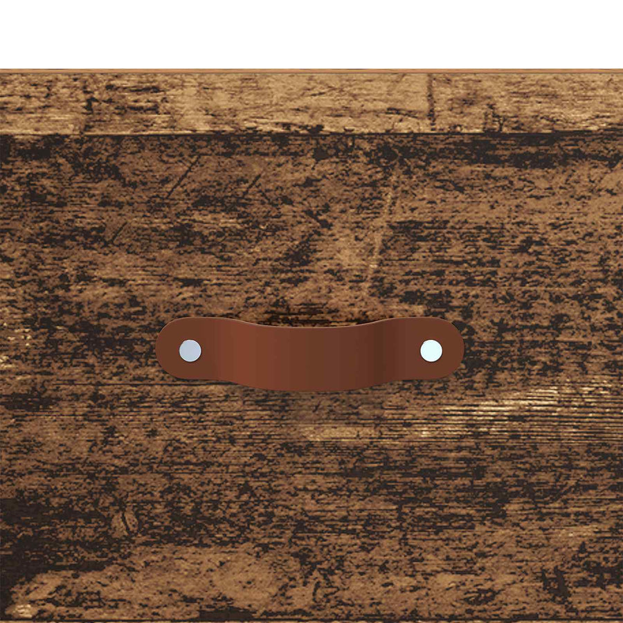 Ladekast met lade Oudhout 69,5 x 34 x 90 cm Geconstrueerd hout