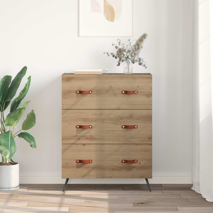 Ladekast Artisan Eik 69,5 x 34 x 90 cm Geconstrueerd hout