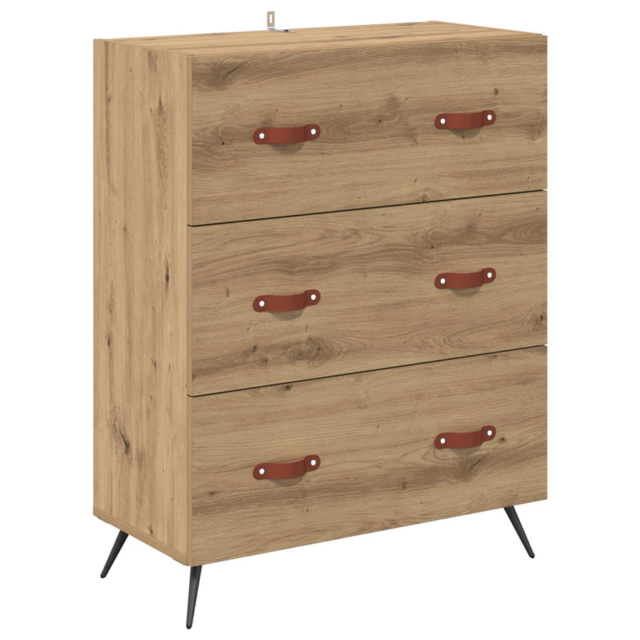 Ladekast Artisan Eik 69,5 x 34 x 90 cm Geconstrueerd hout