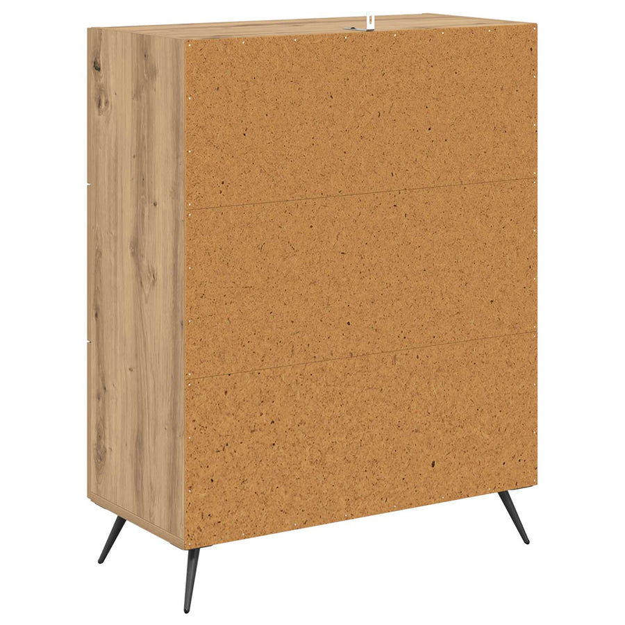 Ladekast Artisan Eik 69,5 x 34 x 90 cm Geconstrueerd hout