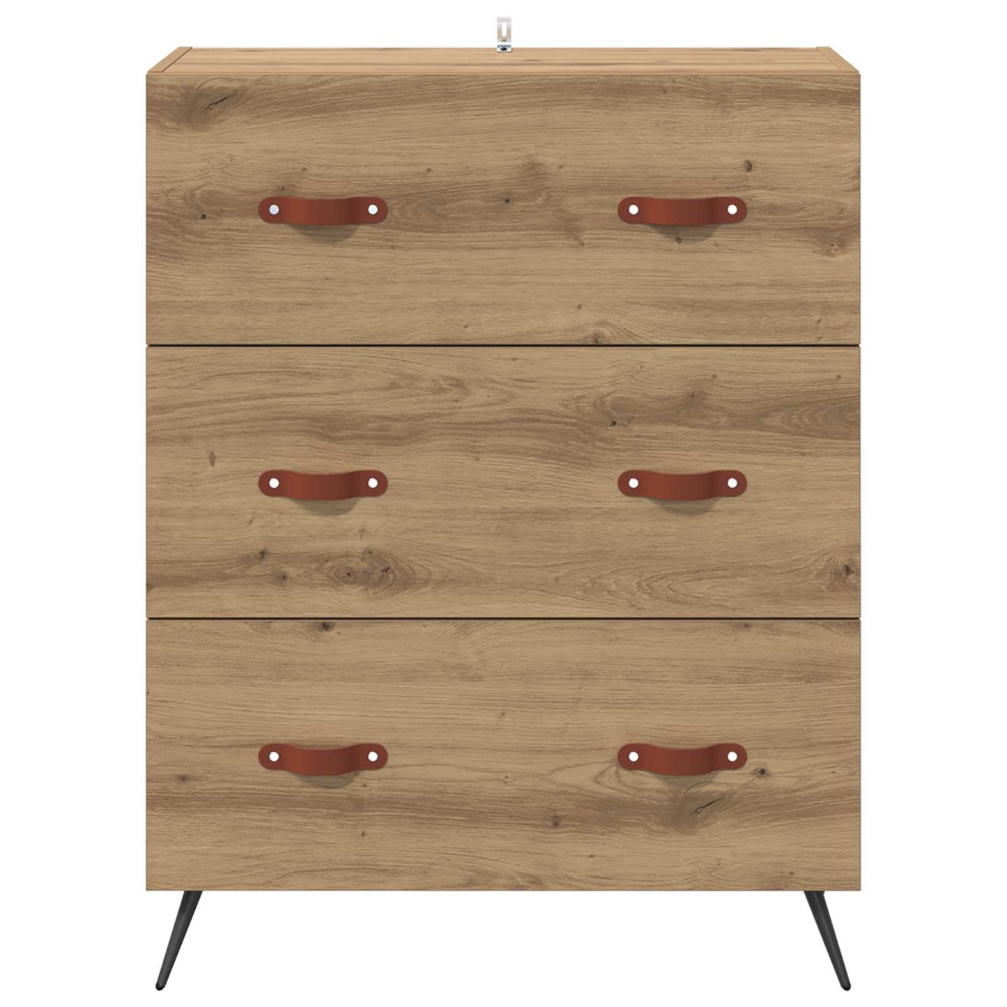Ladekast Artisan Eik 69,5 x 34 x 90 cm Geconstrueerd hout