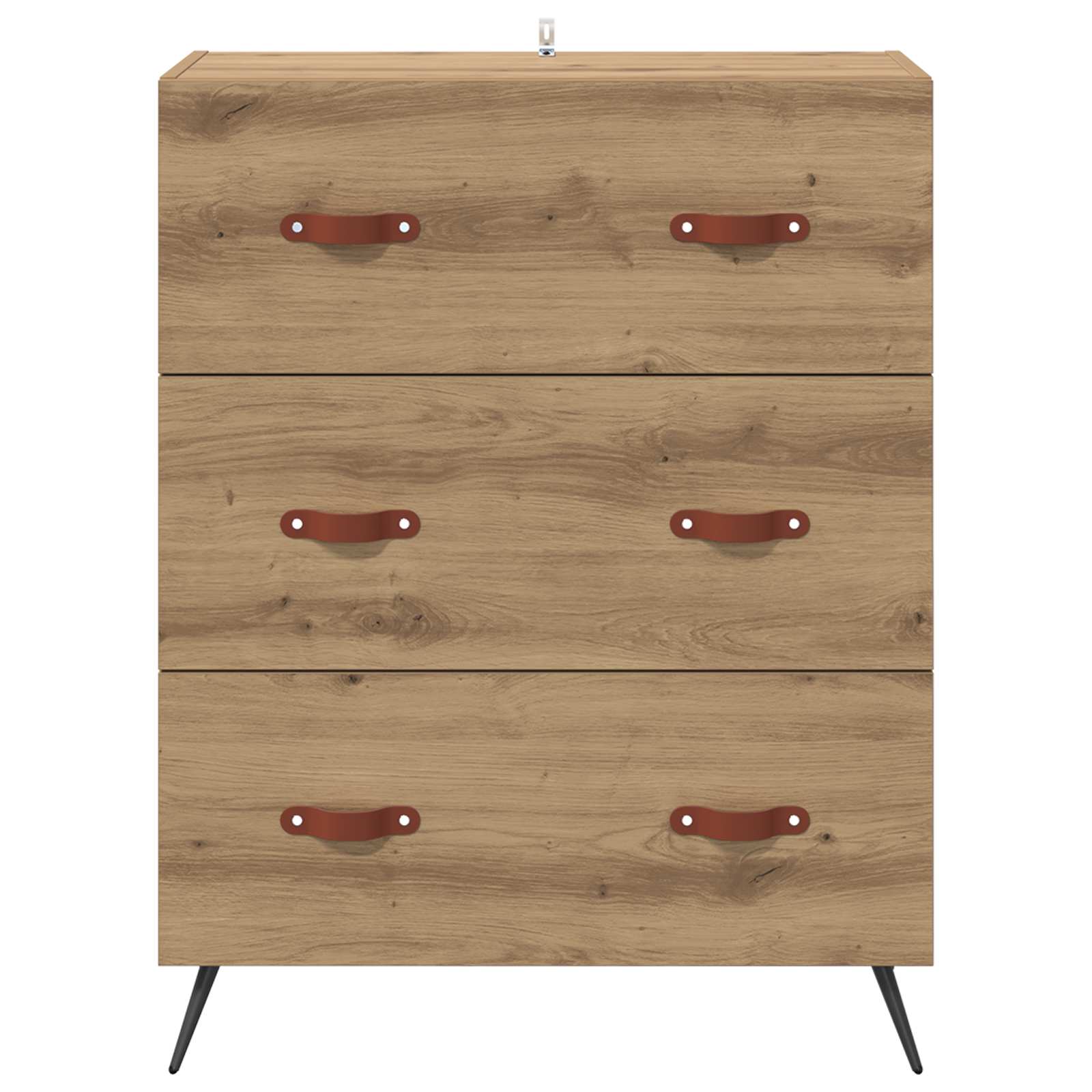 Ladekast Artisan Eik 69,5 x 34 x 90 cm Geconstrueerd hout