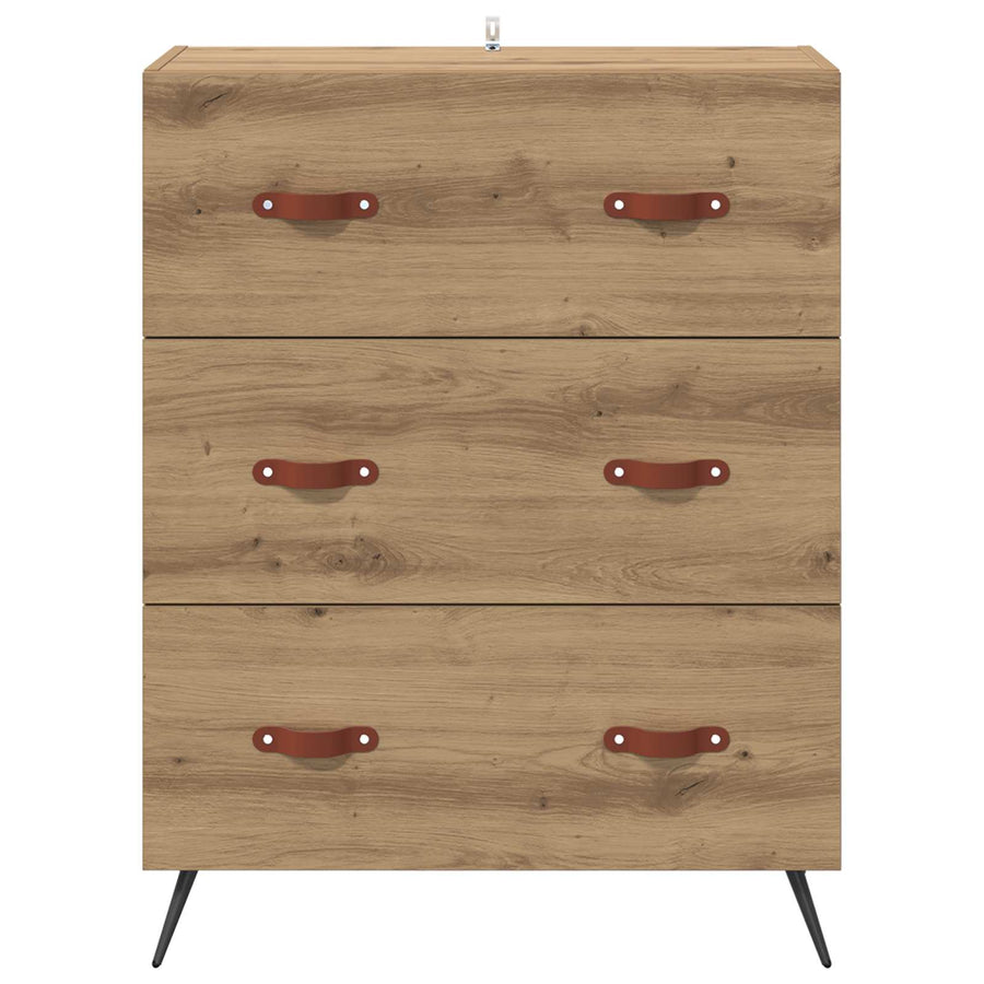 Ladekast Artisan Eik 69,5 x 34 x 90 cm Geconstrueerd hout