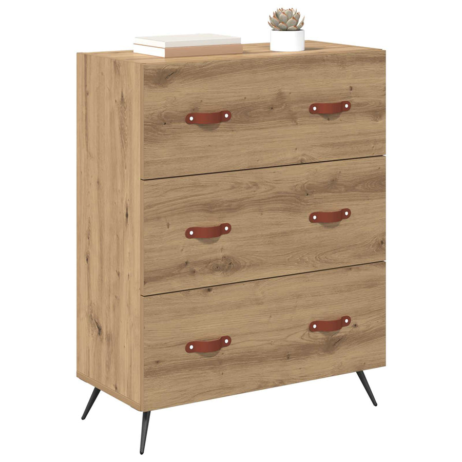 Ladekast Artisan Eik 69,5 x 34 x 90 cm Geconstrueerd hout