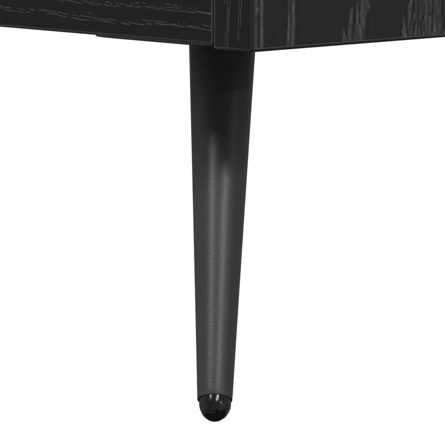 Ladekast Zwarte Eik 69,5 x 34 x 90 cm Geconstrueerd hout