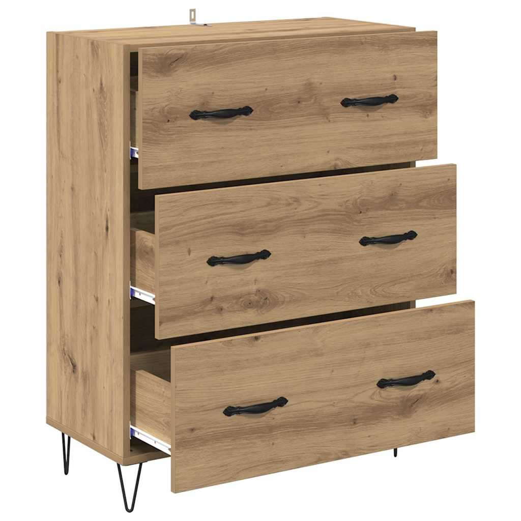 Dressoir met lade Artisan Eiken 69,5 x 34 x 90 cm
