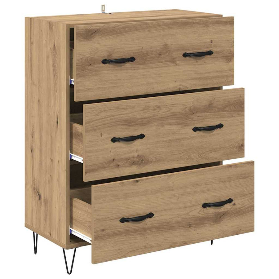 Dressoir met lade Artisan Eiken 69,5 x 34 x 90 cm