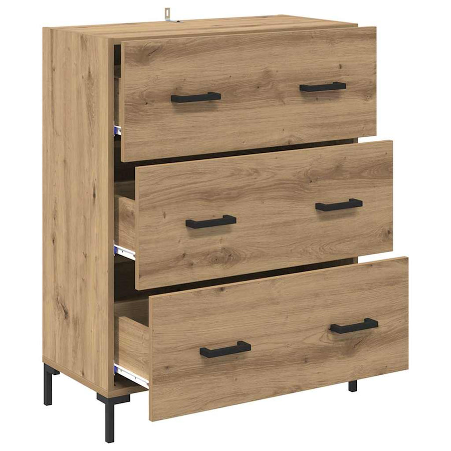 Dressoir met lade Artisan Eiken 69,5 x 34 x 90 cm