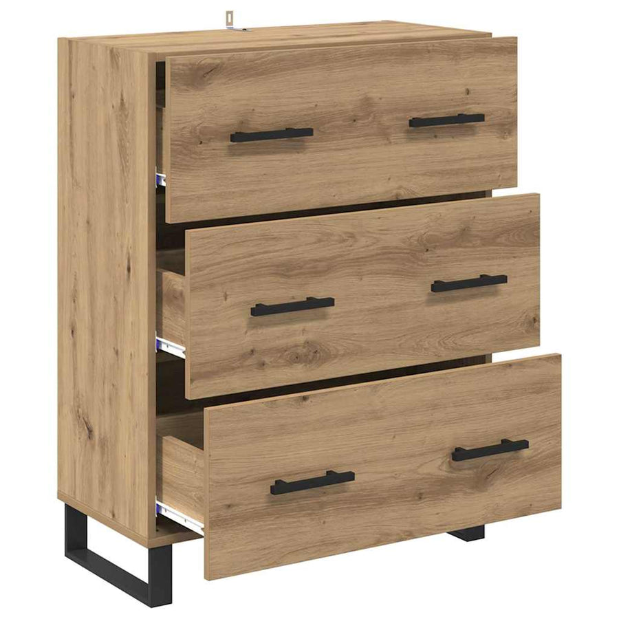 Dressoir met lade Artisan Eiken 69,5 x 34 x 90 cm