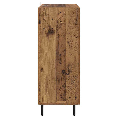 Dressoir Oud Hout 69,5 x 34 x 90 cm Gemonteerd hout en ijzer