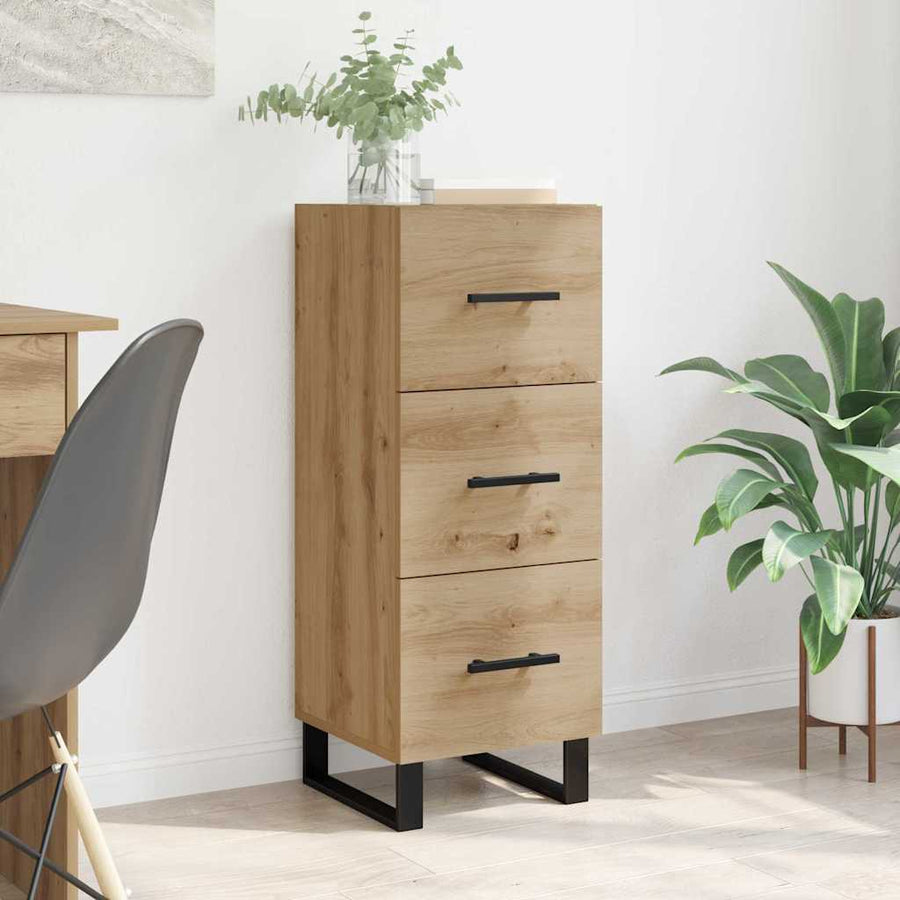 Dressoir met lade Artisan Eiken 34,5 x 34 x 90 cm