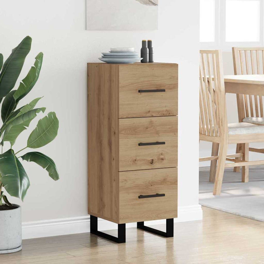 Dressoir met lade Artisan Eiken 34,5 x 34 x 90 cm