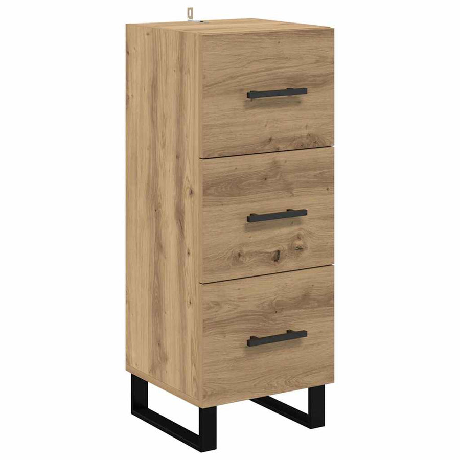 Dressoir met lade Artisan Eiken 34,5 x 34 x 90 cm