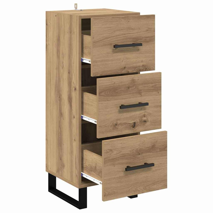 Dressoir met lade Artisan Eiken 34,5 x 34 x 90 cm