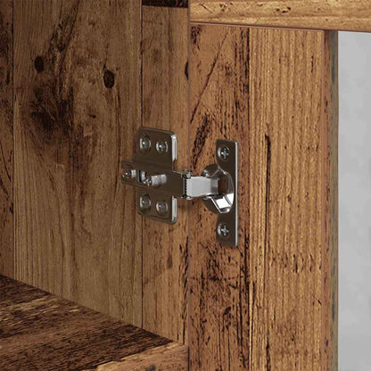 Dressoir Oud hout 34 x 34.5 x 90 cm Bewerkt hout