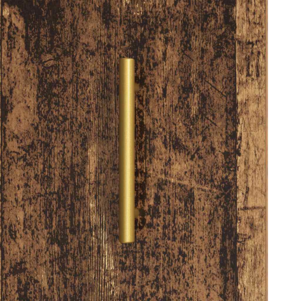 Dressoir Oud hout 34 x 34.5 x 90 cm Bewerkt hout
