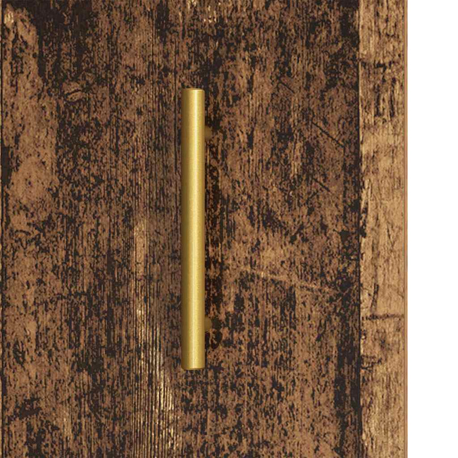 Dressoir Oud hout 34 x 34.5 x 90 cm Bewerkt hout