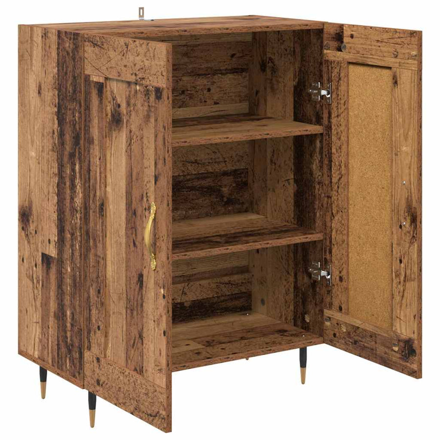 Dressoir Oudhout 69,5 x 34 x 90 cm Bewerkt hout