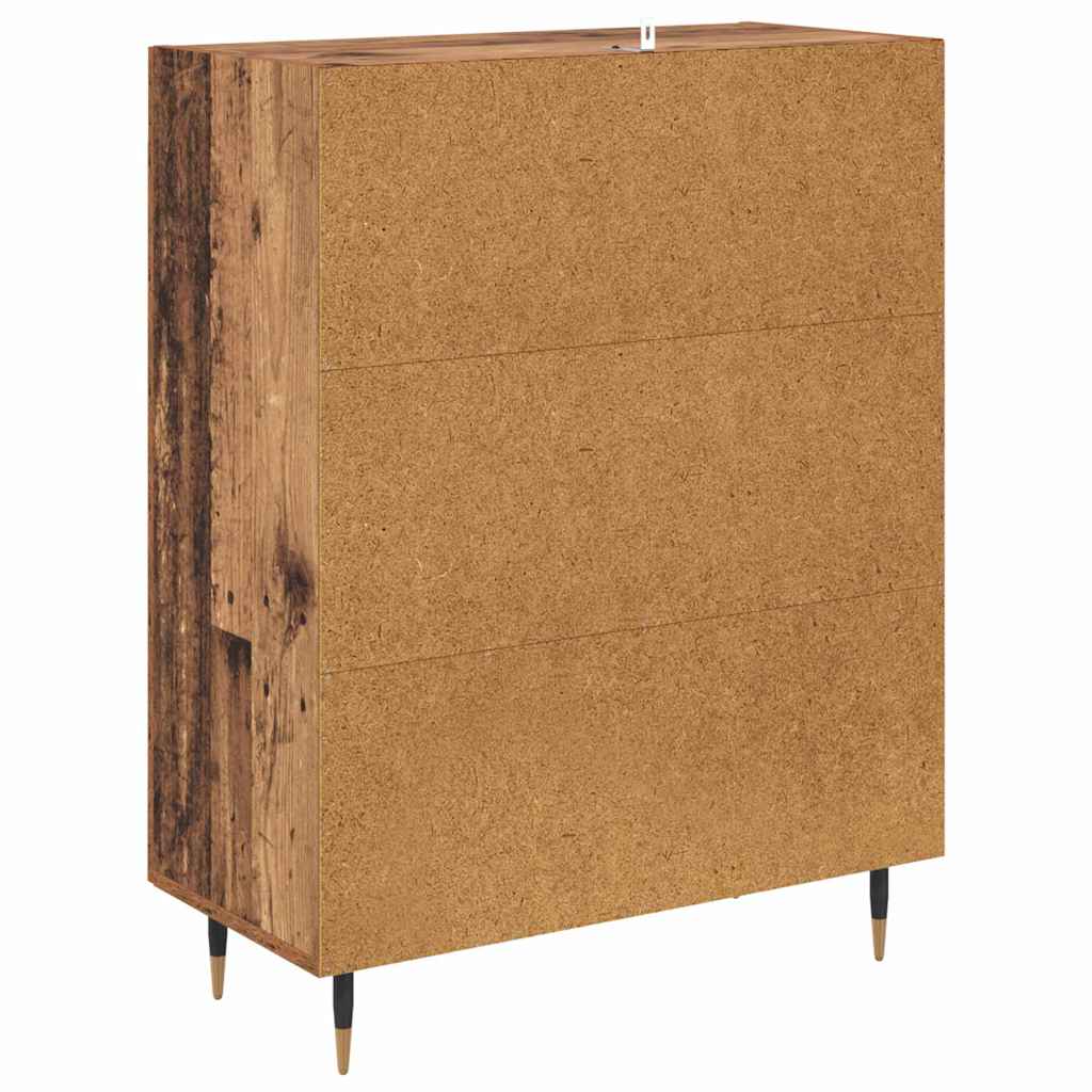 Dressoir Oudhout 69,5 x 34 x 90 cm Bewerkt hout