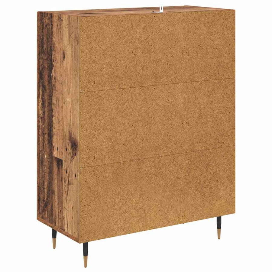 Dressoir Oudhout 69,5 x 34 x 90 cm Bewerkt hout