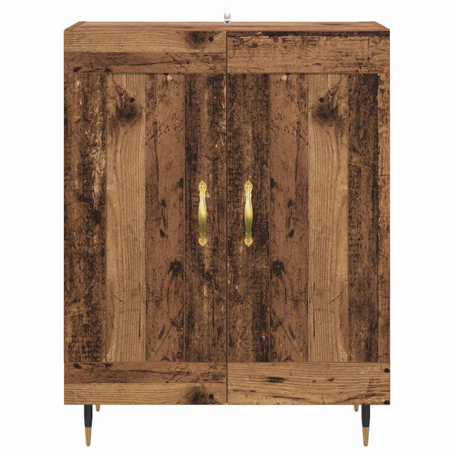 Dressoir Oudhout 69,5 x 34 x 90 cm Bewerkt hout