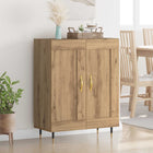 Dressoir 69,5x34x90 cm artisan eiken bewerkt hout