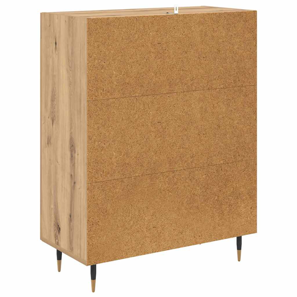 Dressoir Artisan Eiken 69,5 x 34 x 90 cm Bewerkt hout