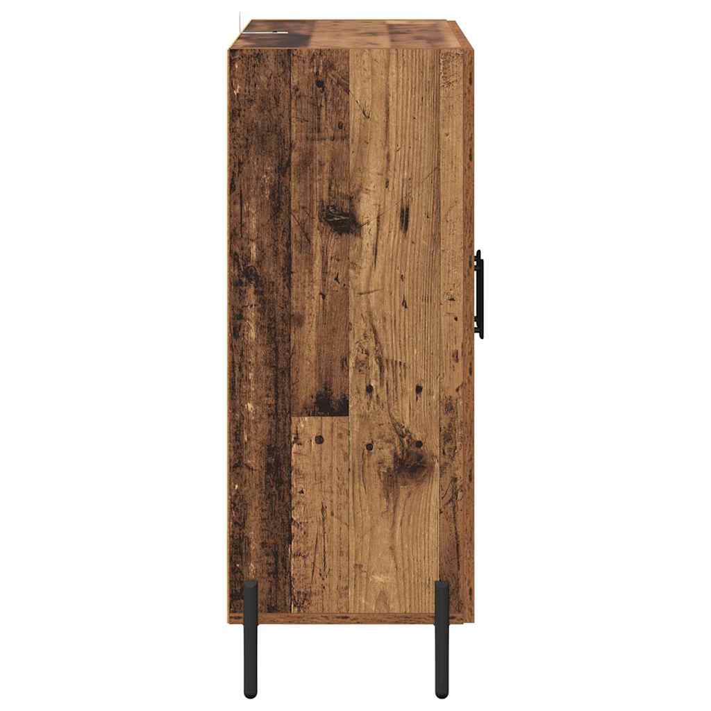 Dressoir Oud Hout 69,5 x 34 x 90 cm Gemonteerd hout en ijzer