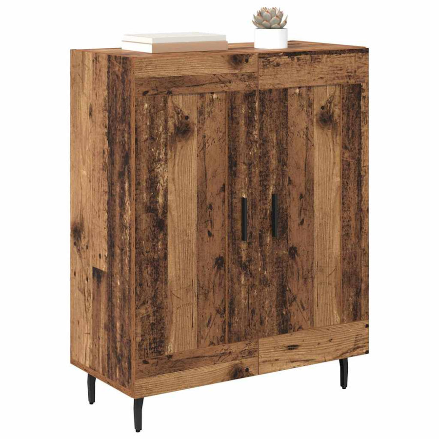 Dressoir Oud Hout 69,5 x 34 x 90 cm Gemonteerd hout en ijzer