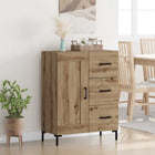 Sideboard artisanal oak-colored 69.5 x 34 x 90 cm Engineered wood