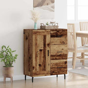 Dressoir 69,5x34x90 cm oud hout metaal