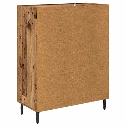 Dressoir Oud Hout 69,5 x 34 x 90 cm Gemonteerd hout en ijzer