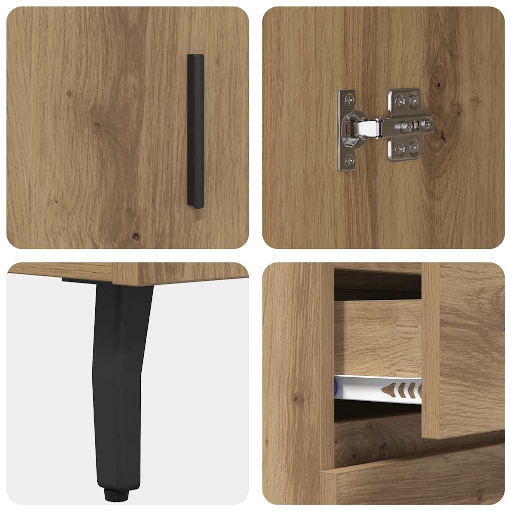 Dressoir met lade Artisan Eiken 69,5 x 34 x 90 cm