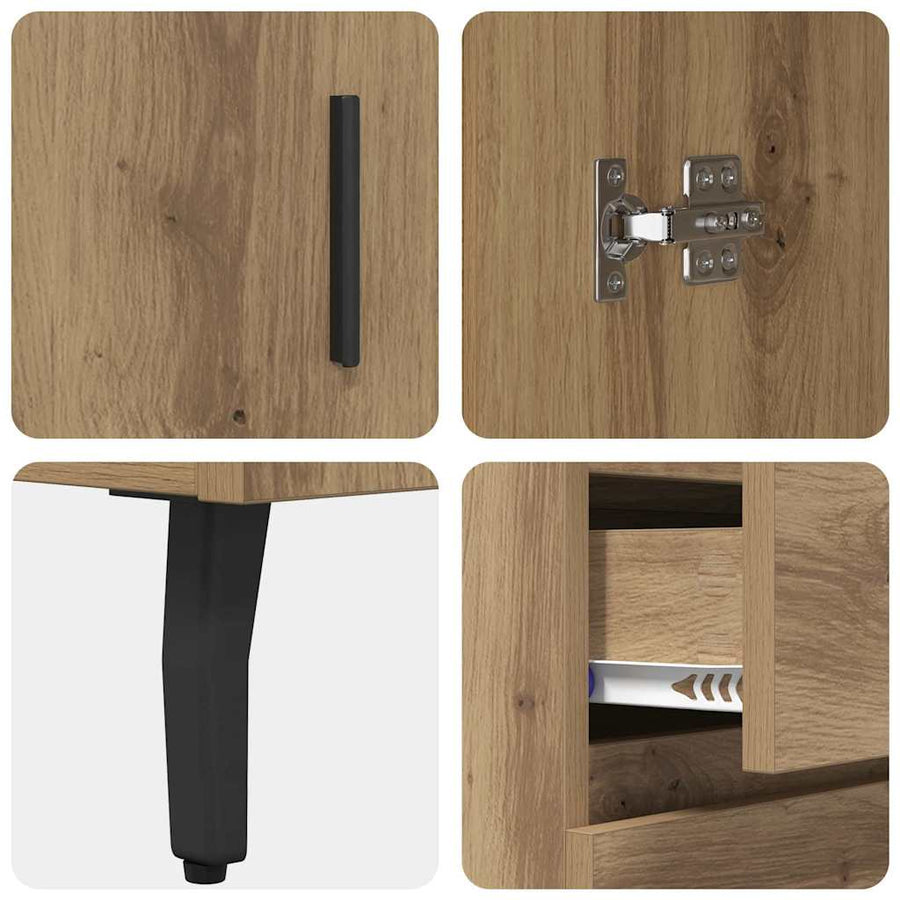 Dressoir met lade Artisan Eiken 69,5 x 34 x 90 cm