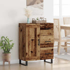 Dressoir 69,5x34x90 cm oud hout ijzer