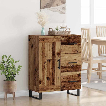 Dressoir Oud Hout 69,5 x 34 x 90 cm Gemonteerd hout en ijzer