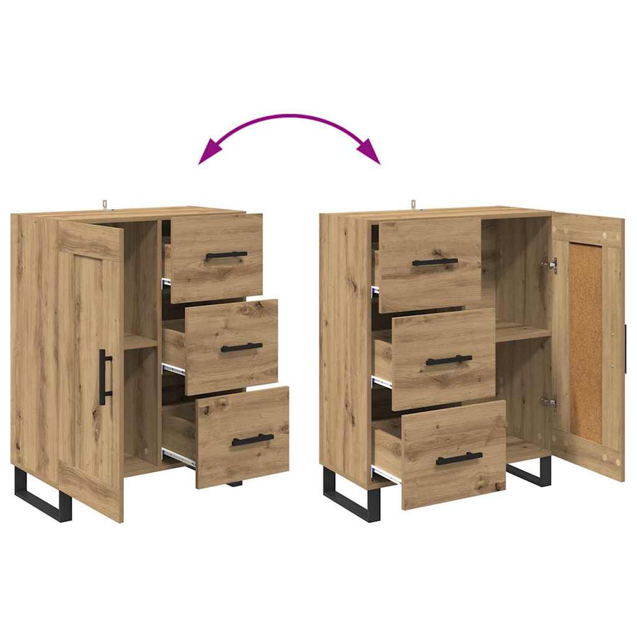 Dressoir met lade Artisan Eiken 69,5 x 34 x 90 cm