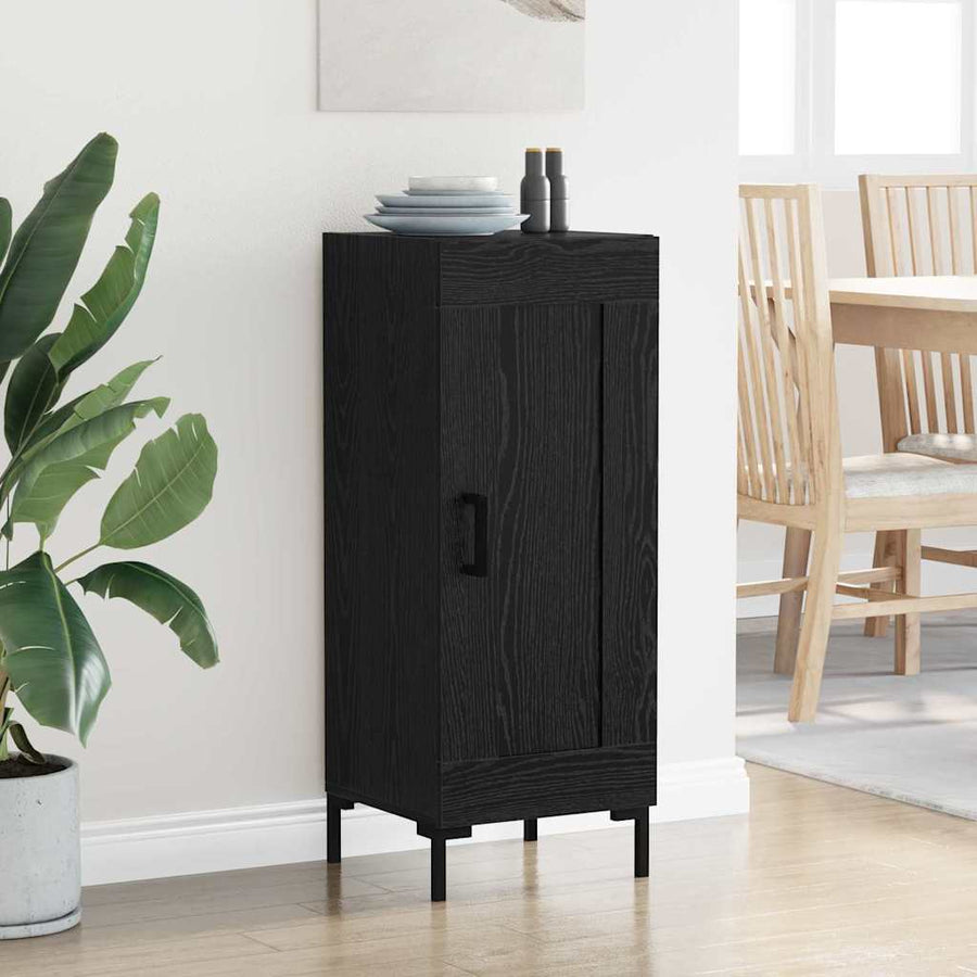 Dressoir Olden Zwart Eiken 34,5 x 34 x 90 cm