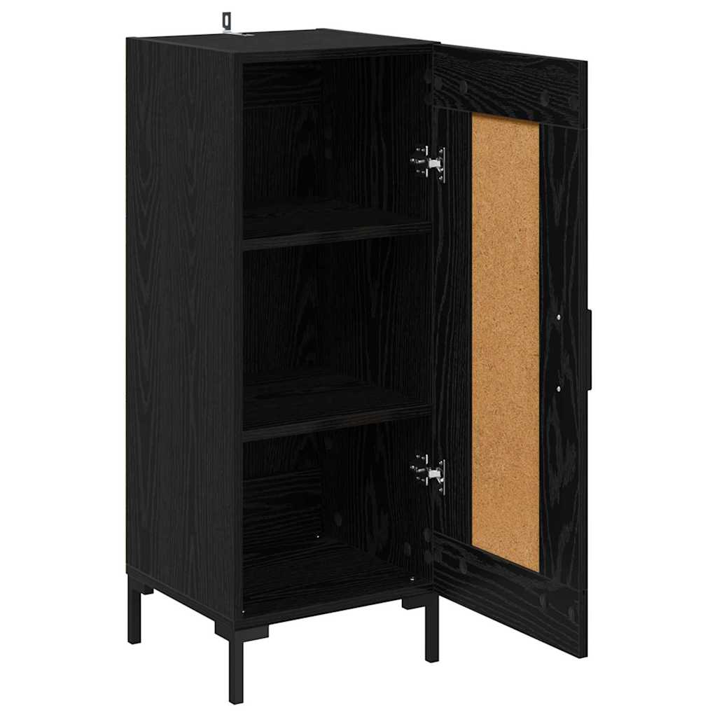 Dressoir Olden Zwart Eiken 34,5 x 34 x 90 cm