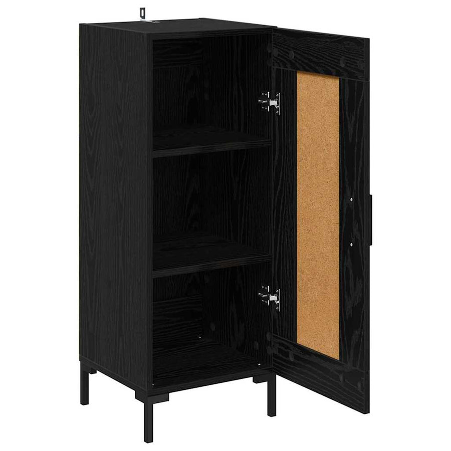 Dressoir Olden Zwart Eiken 34,5 x 34 x 90 cm