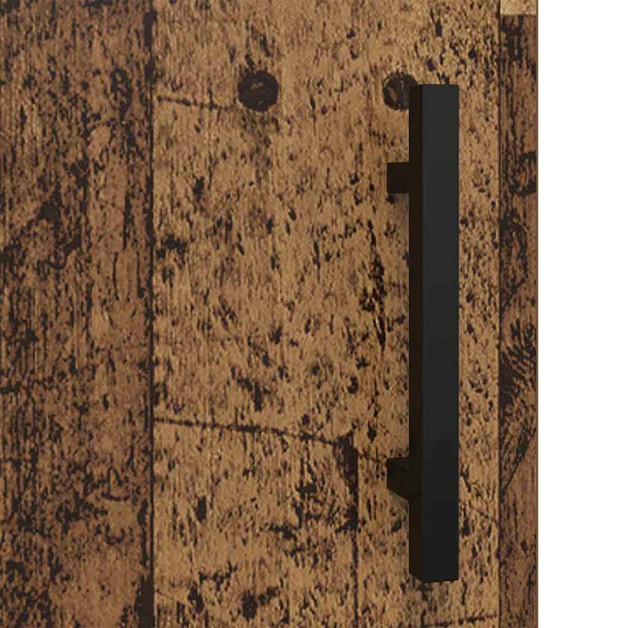 Dressoir Oud Hout 34,5 x 34 x 90 cm Gemonteerd hout en ijzer