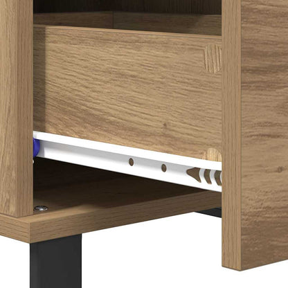 Salontafel Artisan Eiken 55 x 55 x 36,5 cm Bewerkt hout