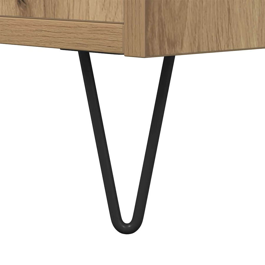 Salontafel Artisan Eiken 80 x 80 x 36,5 cm Bewerkt hout
