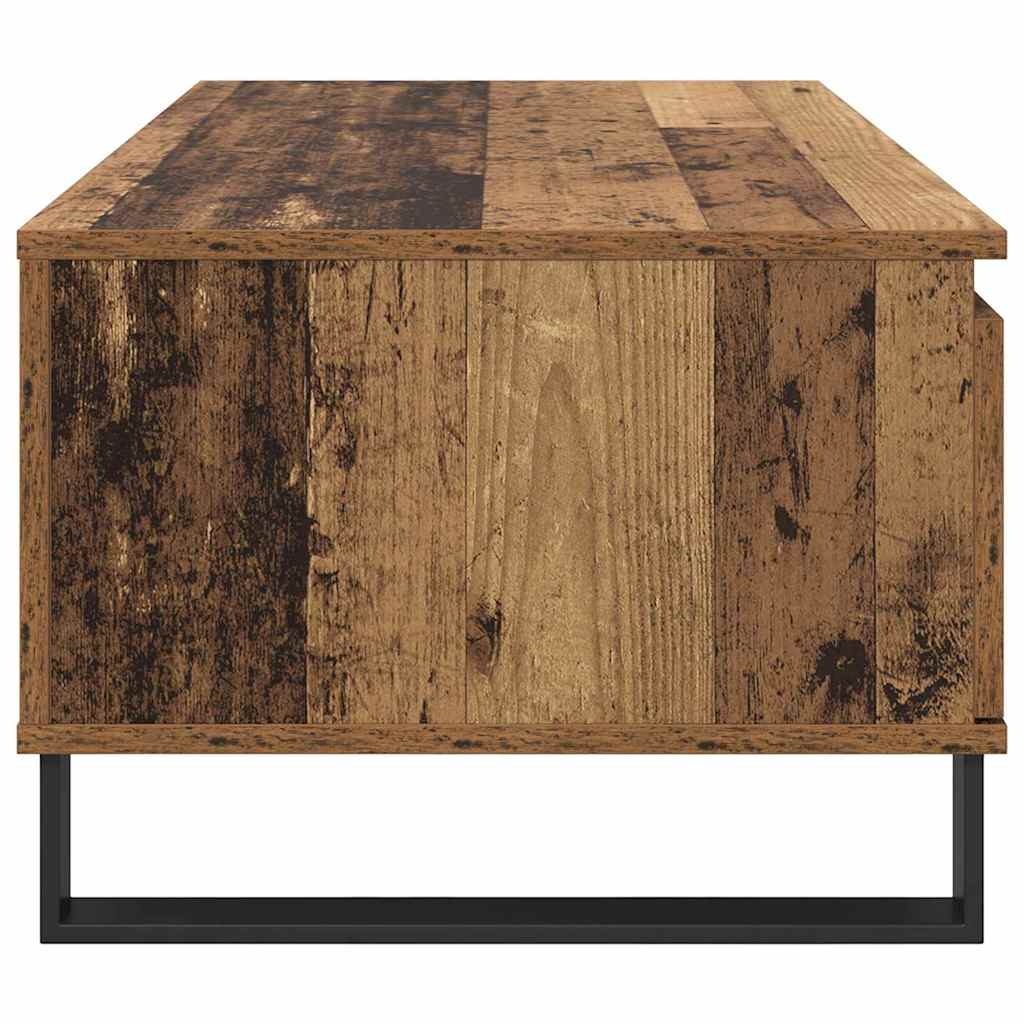 Salontafel met lade Oud hout Bewerkt hout