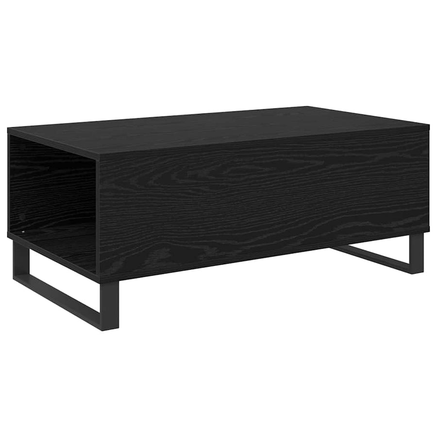 Salontafel met lade Zwart eiken Bewerkt hout