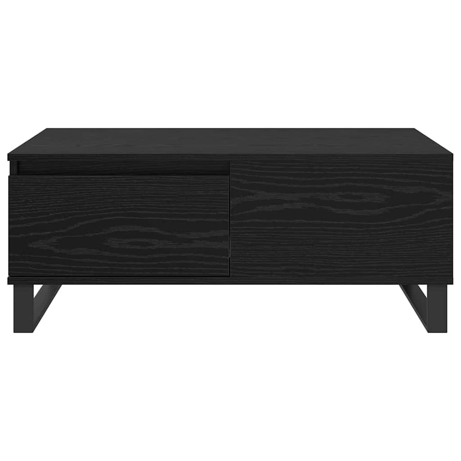 Salontafel met lade Zwart eiken Bewerkt hout