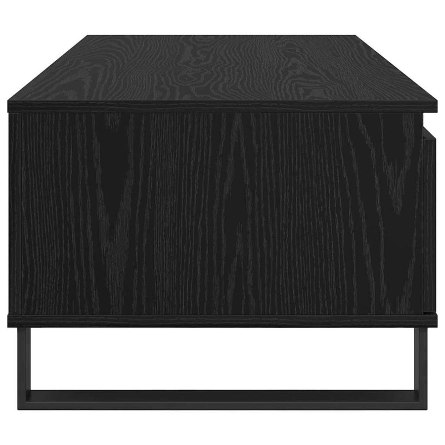 Salontafel met lade Zwart eiken Bewerkt hout