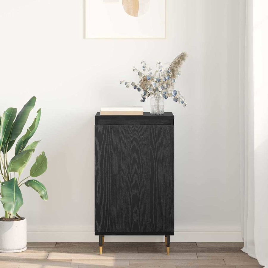 Dressoir 2 pcs Zwart Eiken 40 x 35 x 70 cm
